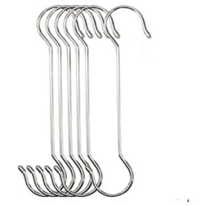 Ganchos de metal para colgar en S de Navidad de 12