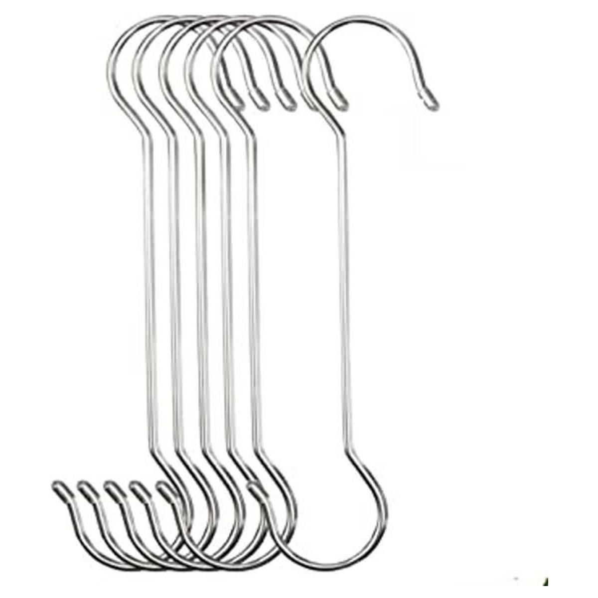 Ganchos de metal para colgar en S de Navidad de 12