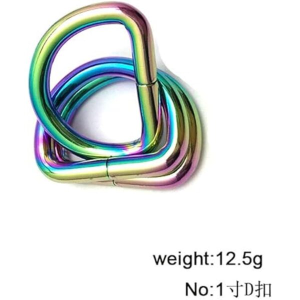 10 unids Heavy Duty Metal D anillo no soldado Danillos