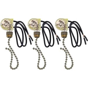 VIPMOON 3 Pack interruptor de ventilador de techo