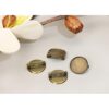 ONLYKXY 50 broches de bronce con base de disco en blanco y_4