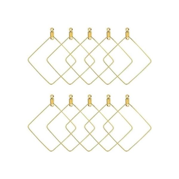 32 pendientes de aro de acero inoxidable para hacer joyas