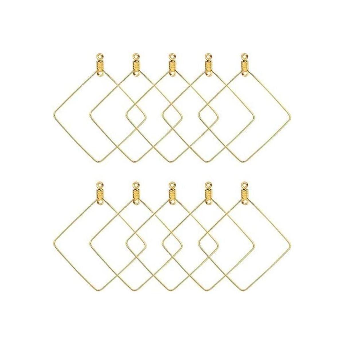 32 pendientes de aro de acero inoxidable para hacer joyas