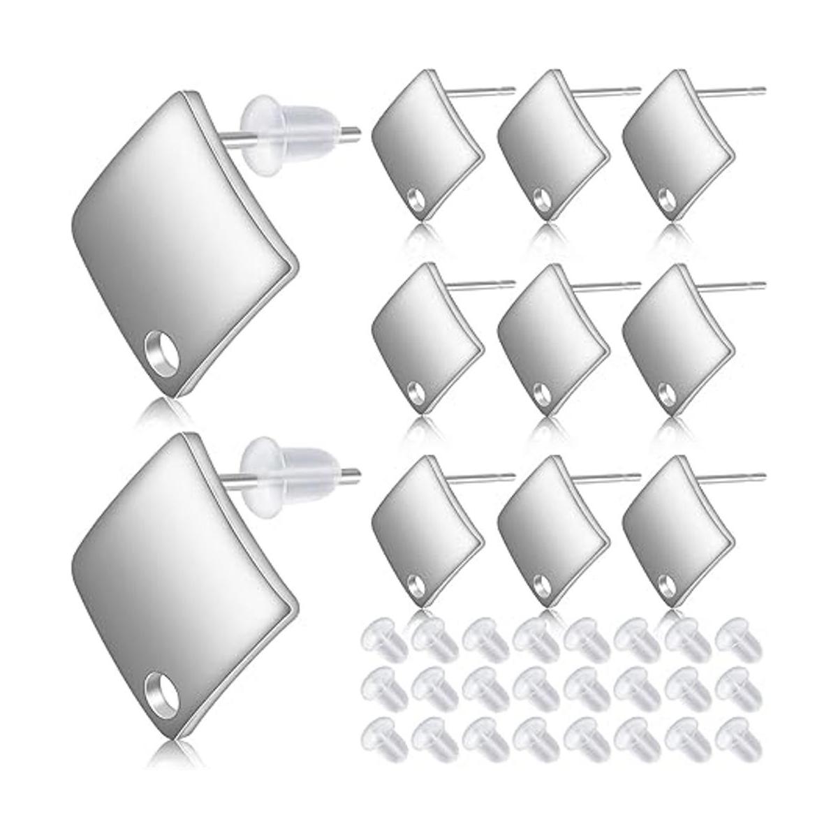 Aylifu 30 aretes de tuerca de acero inoxidable cuadrados