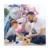 DUILE Globos de unicornio para decoración de fiesta de_3