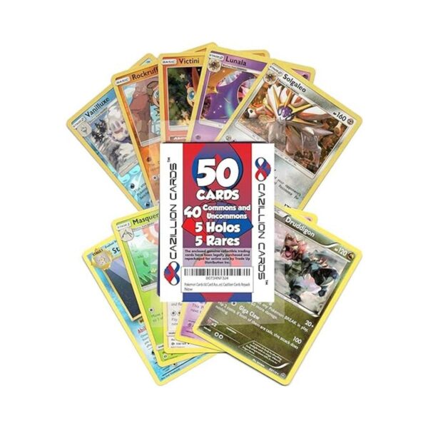 Cazillion Cards Tarjetas de Pokémon de 50 cartas_1