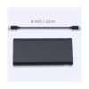 Cable de carga rápida USB C a USB C de 60 W paquete de 3_4