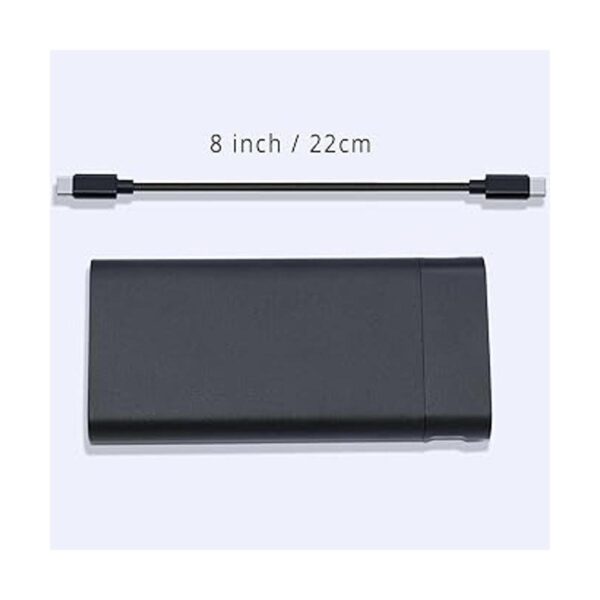 Cable de carga rápida USB C a USB C de 60 W paquete de 3_4