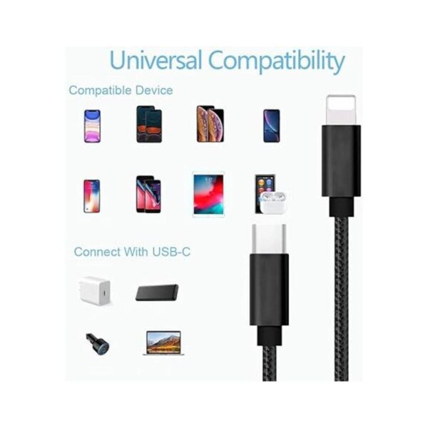 RoFI USBC a Phone 11 Cable de carga compatible con_5