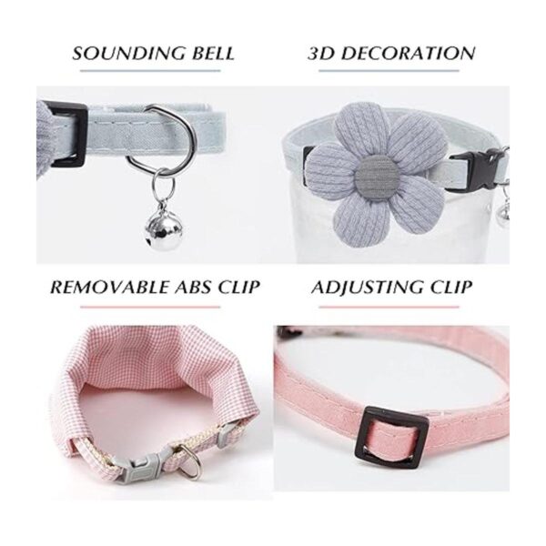NA SooGree Collar de gato pajarita de gatito collar