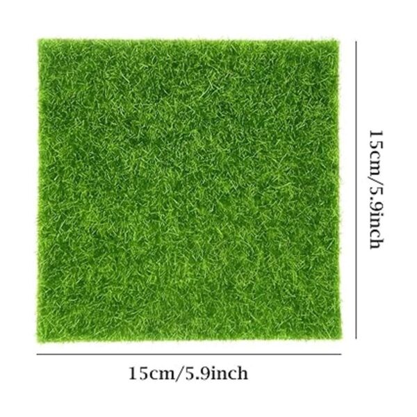 HONBAY 4 césped artificial de musgo para jardín de hadas
