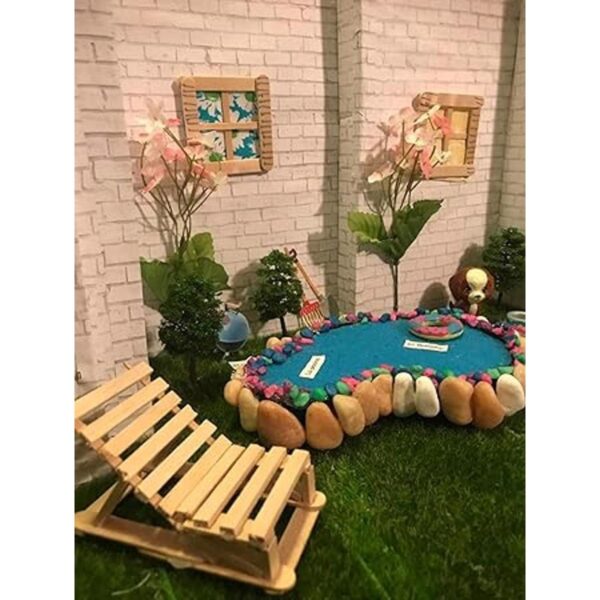 HONBAY 4 césped artificial de musgo para jardín de hadas