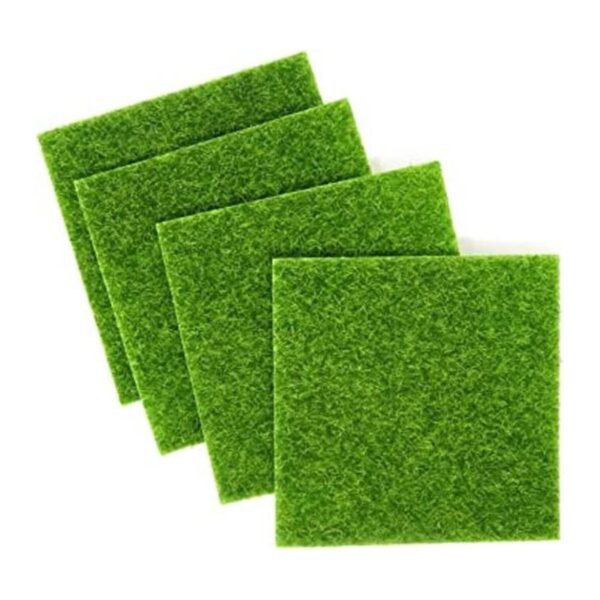 HONBAY 4 césped artificial de musgo para jardín de hadas