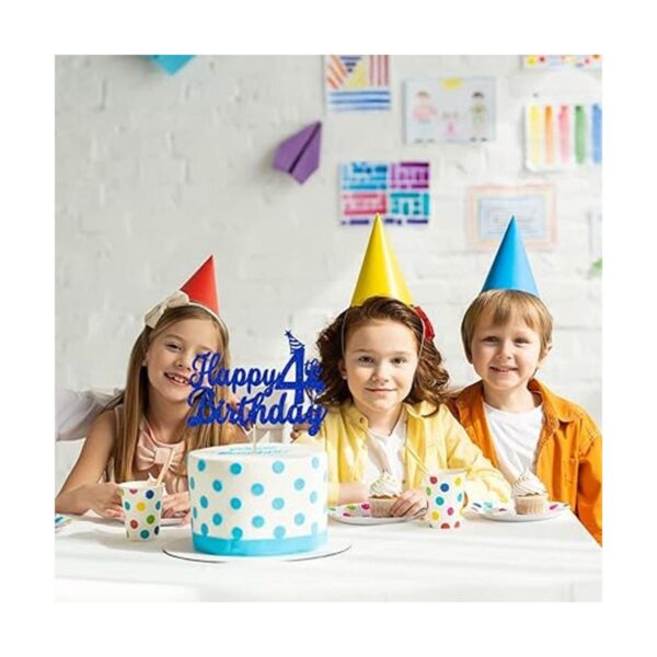 Decoración para tartas de 4 cumpleaños decoración de_5