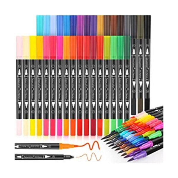 Soucolor Rotuladores de pinceles para colorear para_1