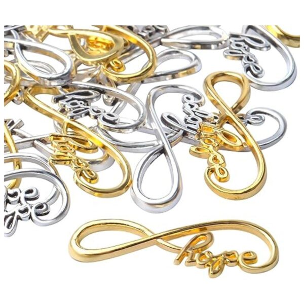 Encantos del conector del infinito 60 colgantes del