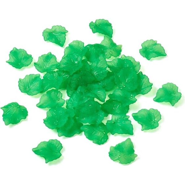 Craftdady Cuentas acrílicas de flor de hoja Acrílico_2