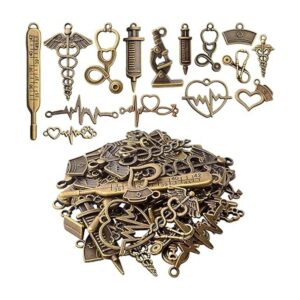 3.53 oz Suministros de Artesanía Antiguo Bronce Médico