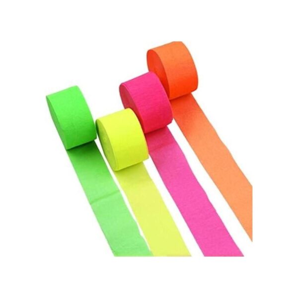 NICROLANDEE Blacklight Decoraciones de fiesta 4 rollos_1