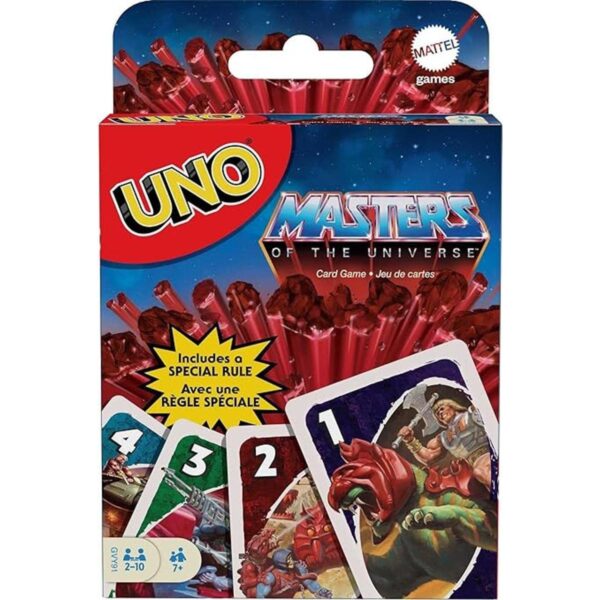 Juego de cartas UNO Masters of The Universe con 112_1