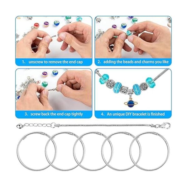 Sofier Kit de fabricación de pulseras de abalorios_6