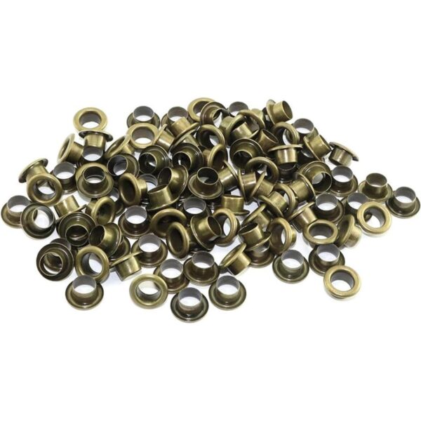 RuiLing 100 ojales de metal de bronce de 0.236 in con_1