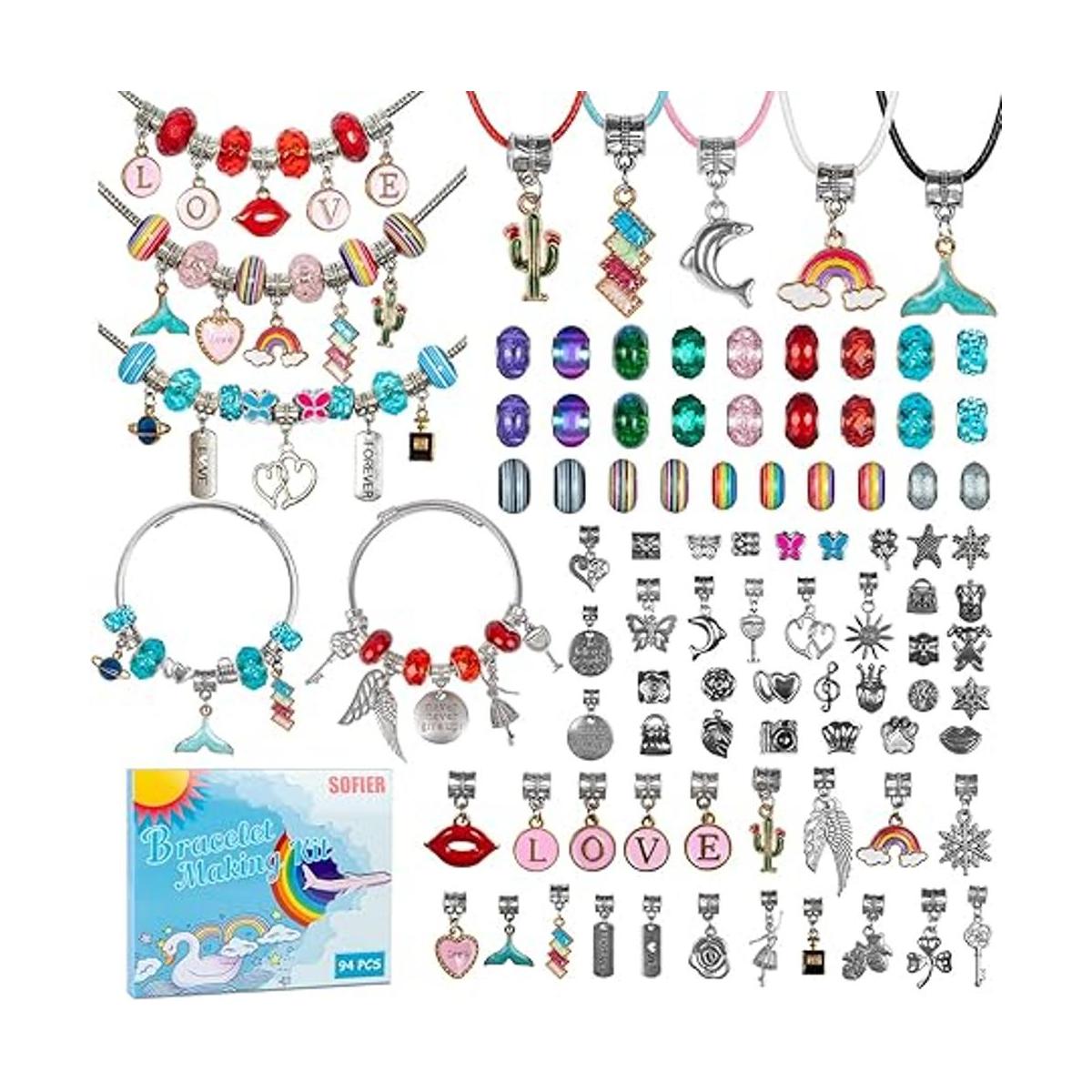 Sofier Kit de fabricación de pulseras de abalorios