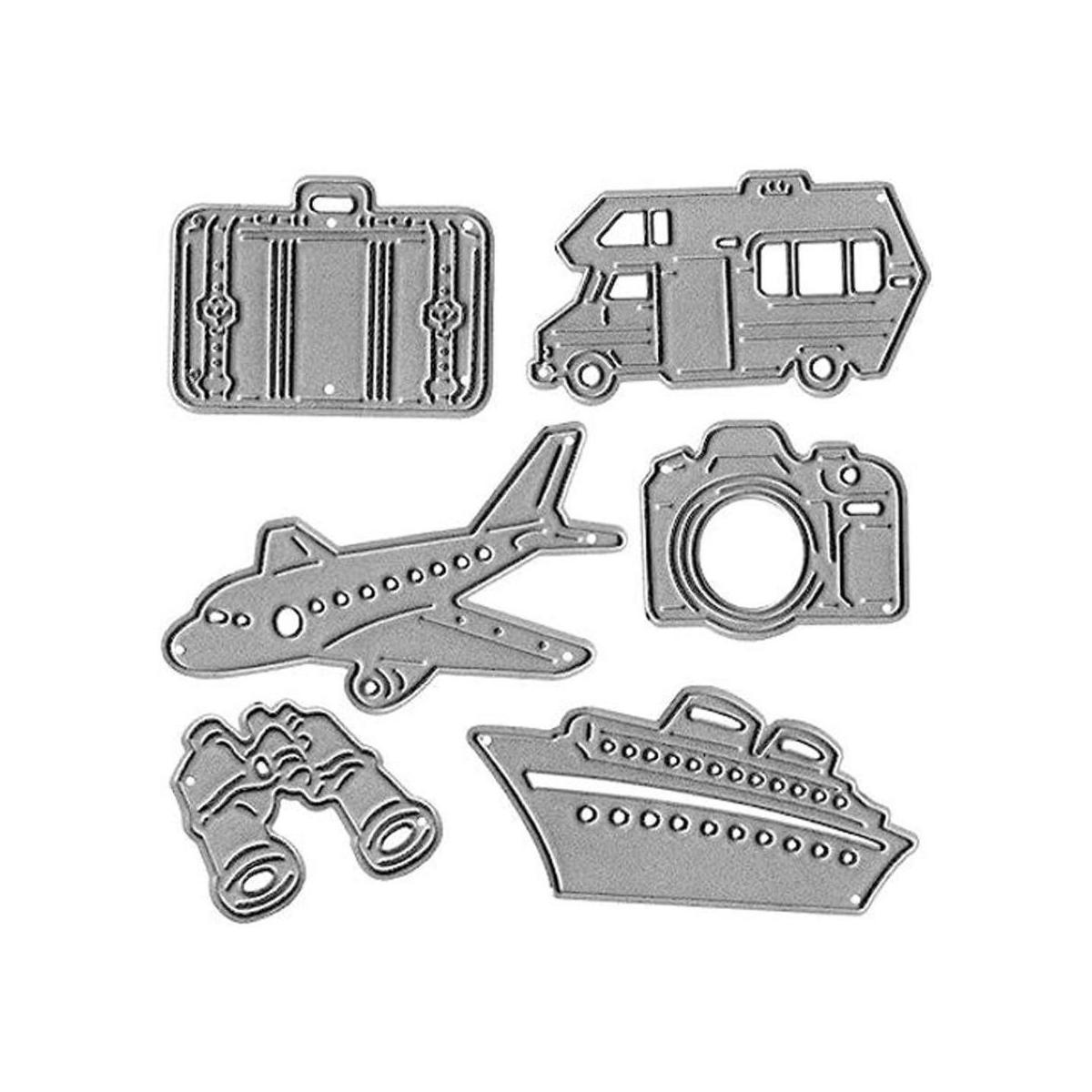 Troqueles de corte de avión de metal para hacer tarjetas