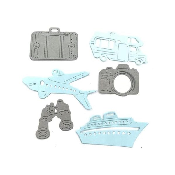 Troqueles de corte de avión de metal para hacer tarjetas_4
