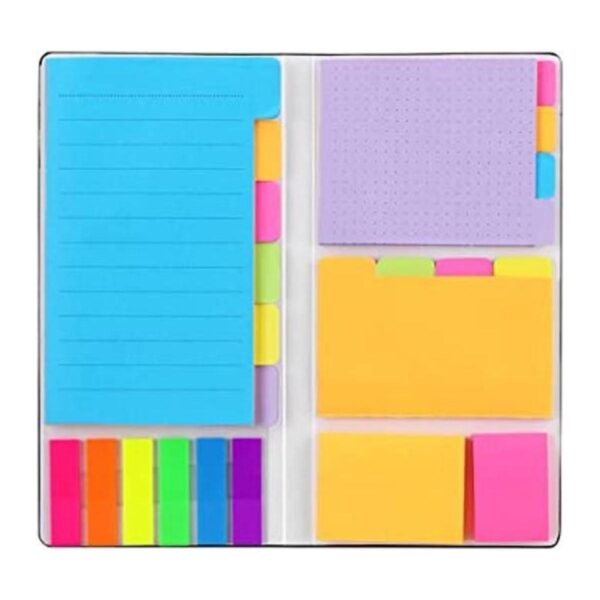 Hommie Juego de notas adhesivas divisores de colores_1