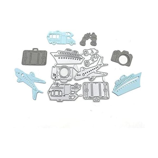 Troqueles de corte de avión de metal para hacer tarjetas_3