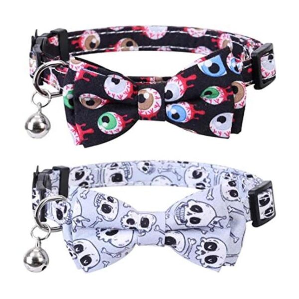Lamphyface 2 PackSet de collar de gato de Halloween con_1