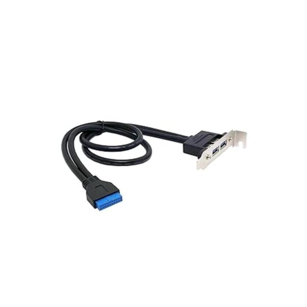 CY Cable de perfil bajo USB 3.0 de 3.150 in a placa base_3