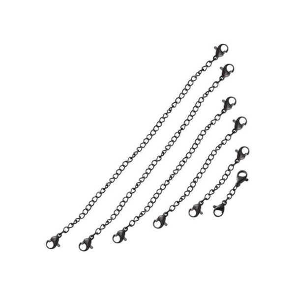 SUPVOX Extensor de collar de acero inoxidable de 6 piezas