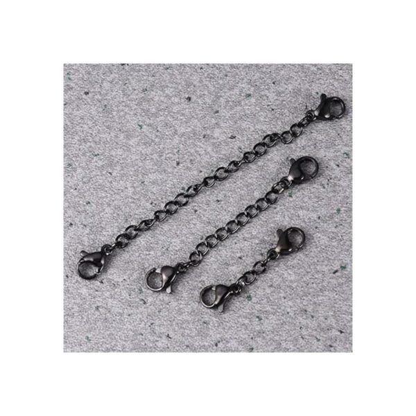 SUPVOX Extensor de collar de acero inoxidable de 6 piezas