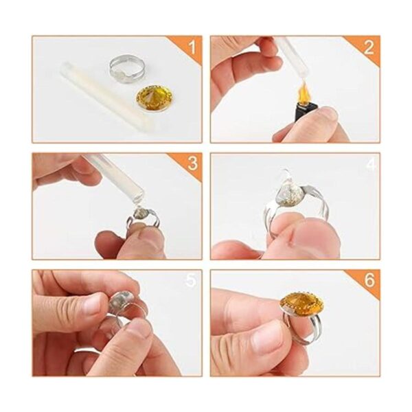 Hifot 7 pares de aretes con clip para niñas aretes de_5