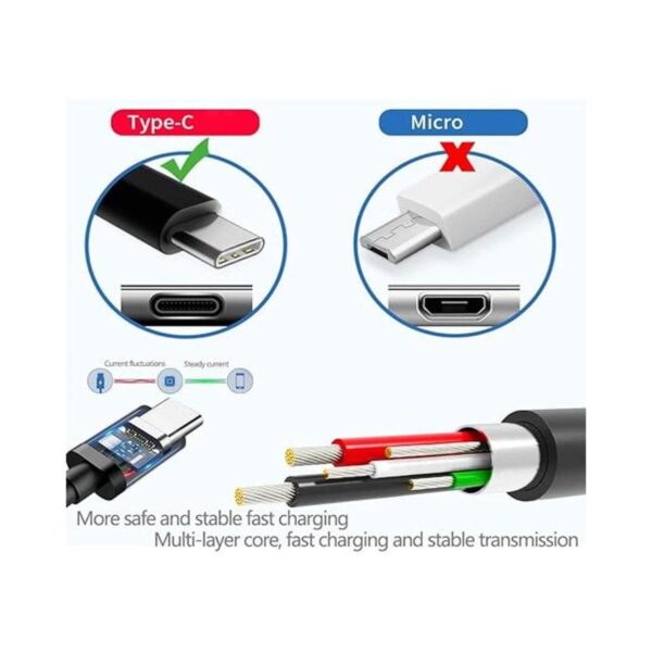 Cable de carga USB C de repuesto para auriculares Tribit_2