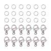 PandaHall 300 anillos de acero inoxidable 304 de 0.173 in