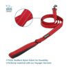 Voyager Reflective Dog Leash with Neoprene Handle 5ft_2