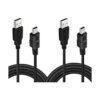 Paquete de 2 cables de carga para controlador PS3 de 10_1