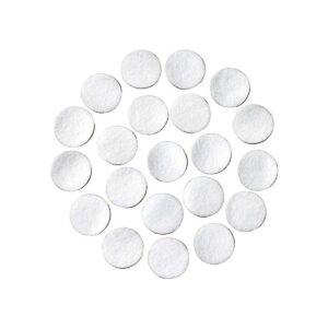 Círculos de fieltro adhesivo color blanco de 12 pulgada_1
