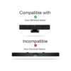 TV Mount Clip Negro Kinect Sensor Soporte ajustable_4