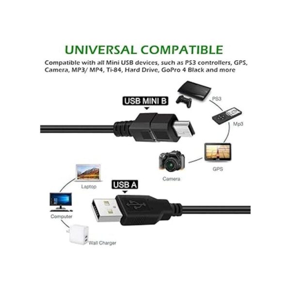 Paquete de 2 cables de carga para controlador PS3 de 10_4