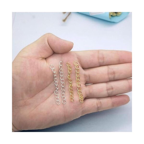 100 cadenas extensoras de 1.969 in x 0.157 in cadena de
