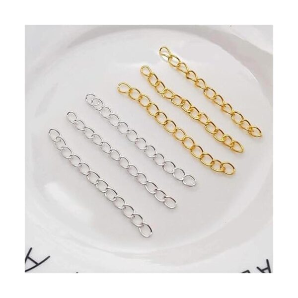 100 cadenas extensoras de 1.969 in x 0.157 in cadena de