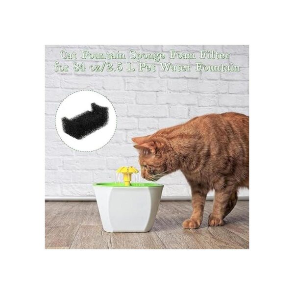 Filtro de esponja para fuente de gato de repuesto para