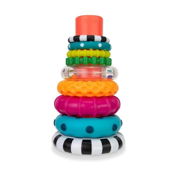 Sassy Stacks of Circles Juguete de aprendizaje STEM con_1
