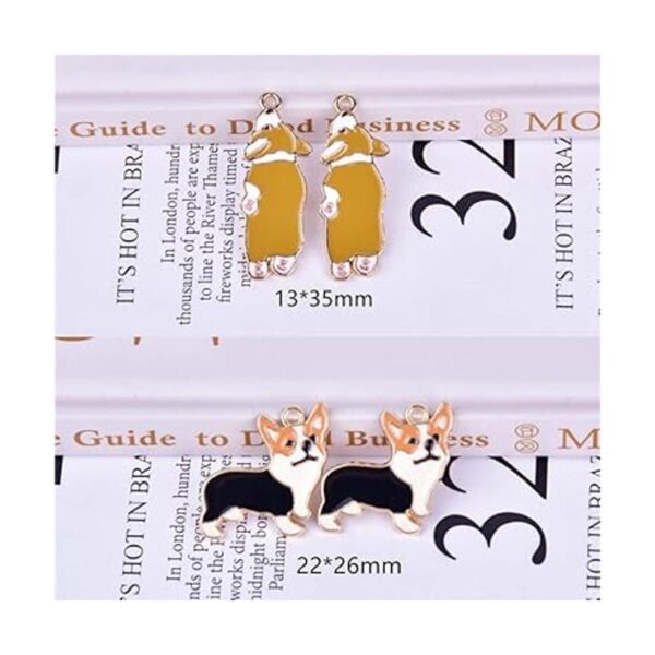 18 dijes de corgi para hacer pulseras colgantes lindos