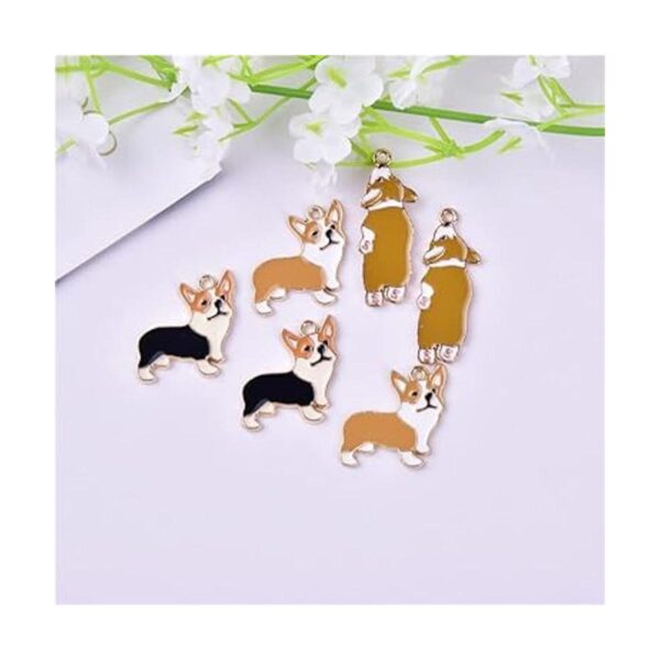18 dijes de corgi para hacer pulseras colgantes lindos