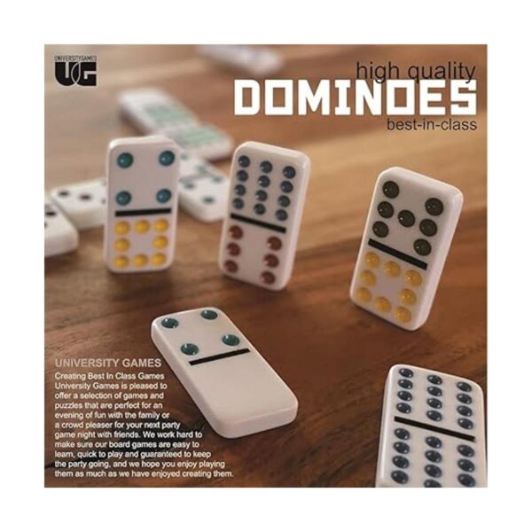 Juego de dominó de lata de viaje doble de 6 años de_6